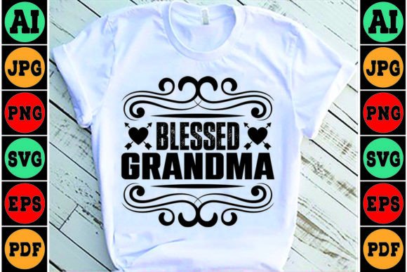 Blessed Grandma Mom SVG Design