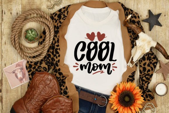 Cool Mom SVG Cut File for Crafts & Graphics