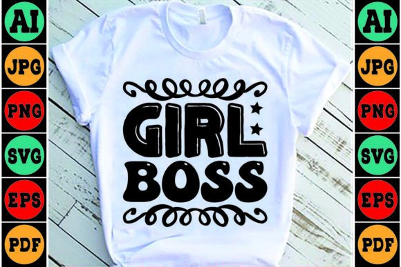Girl Boss Mom SVG Design: Graphics for Crafts & Content