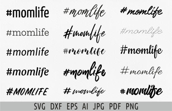 Mom Life Svg Bundle: Graphics for Crafts