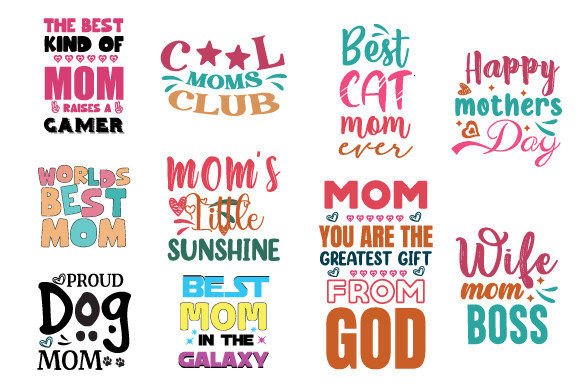 Mom Svg Bundle Mothers Day Graphic
