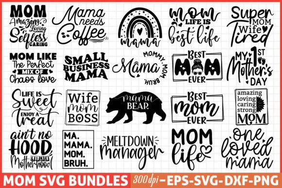 Mother's Day SVG Bundles: Graphics & Crafts