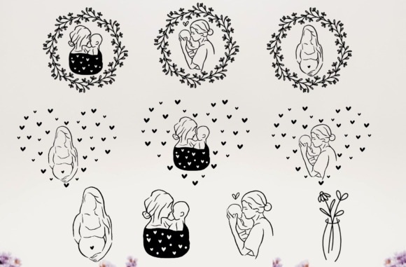 Mothers Day SVG for Crafts & Graphics