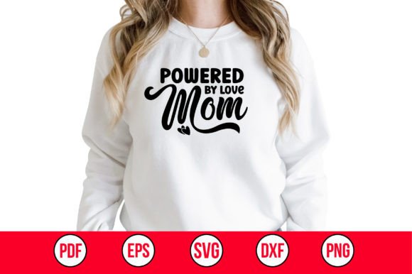 Powder by Love Mom SVG for Crafts and Graphics