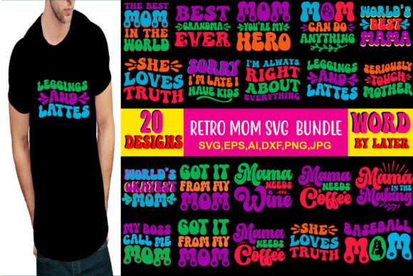 Retro Mom SVG Bundle Vol.3: Graphics & Crafts Fusion