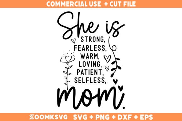 She is Mom SVG, Graphics & Crafts